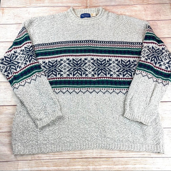Britches Sweaters Vintage Fair Isle 0 Cotton Sweater Poshmark